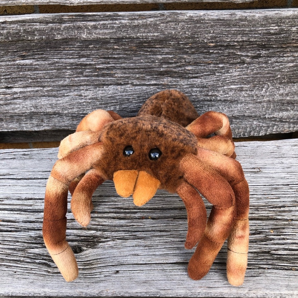 The Petting Zoo Tarantula stuffed animal Plush toy plushie bug collector Creepy🤎